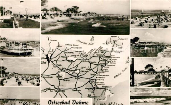 Dahme Ostseebad Strand Landkarte