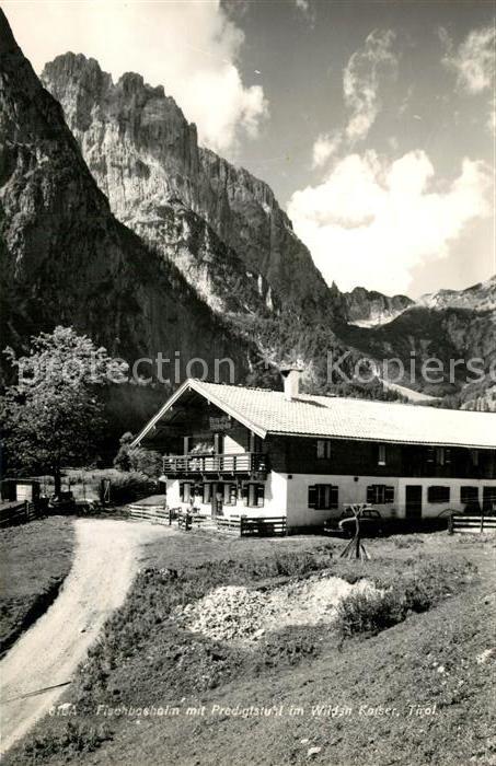 Wilder Kaiser Fischbachalm mit Predigtstuhl