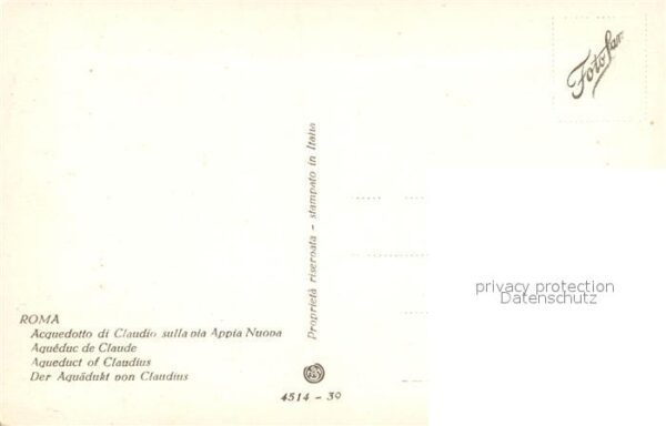 Rom Roma Aquädukt von Claudius Pferdewagen – Bild 2