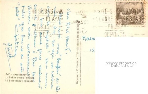 San Sebastian  Pais Vasco ES Fliegeraufnahme Bucht – Bild 2