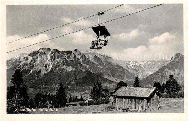 Oberstdorf Sesselbahn Schönblick