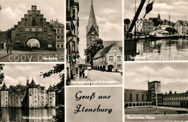 Flensburg Nordertor Schrangen Glücksburger Schloß