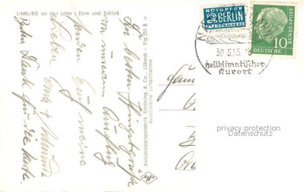 Limburg Lahn Fliegeraufnahme Dom Schloß – Bild 2