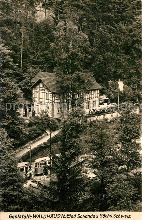 Bad Schandau Restaurant Waldhäusl Strassenbahn