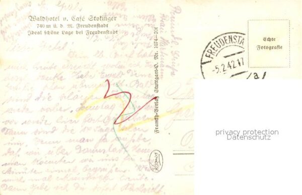 Freudenstadt Waldhotel Cafe Stolinger – Bild 2