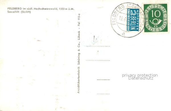 Feldberg Schwarzwald Sessellift – Bild 2