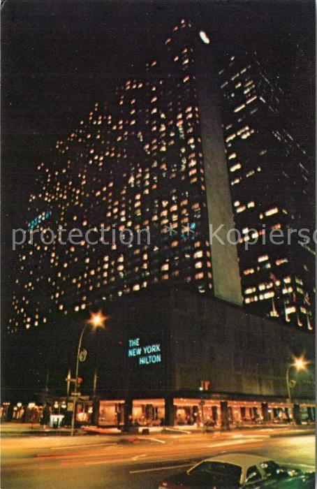 New York City Rockefeller Center at night