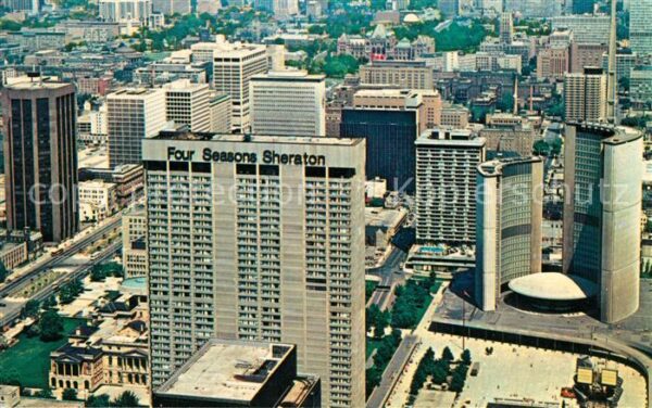 Toronto Canada Fliegeraufnahme Central Core