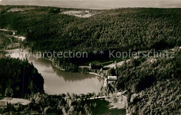 Ebnisee Fliegeraufnahme im Schwäbischen Wald