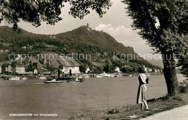Koenigswinter Rheinpartie mit Drachenfels