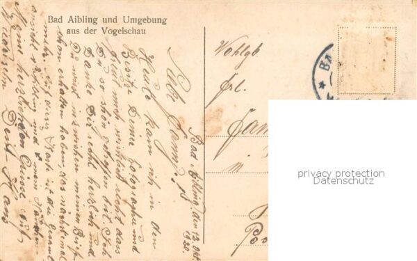 Bad Aibling Vogelschau mit Alpen – Bild 2