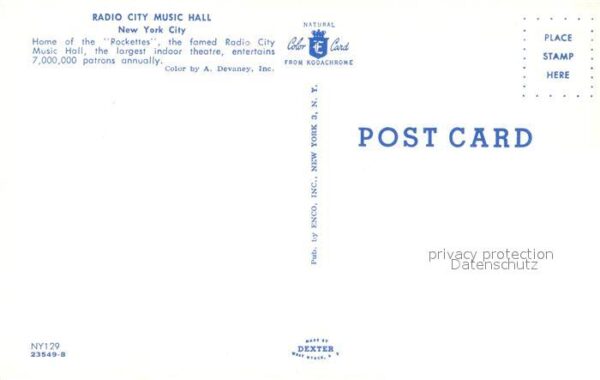 New York City Radio City Music-Hall – Bild 2