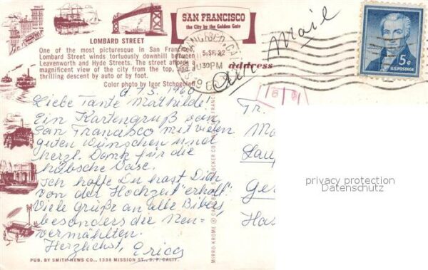 San Francisco California Lombard Street – Bild 2