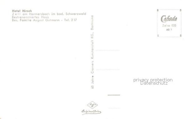 Zell Harmersbach Hotel Hirsch Restaurant – Bild 2