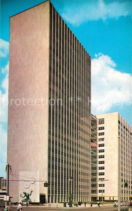 Detroit Michigan City County Building