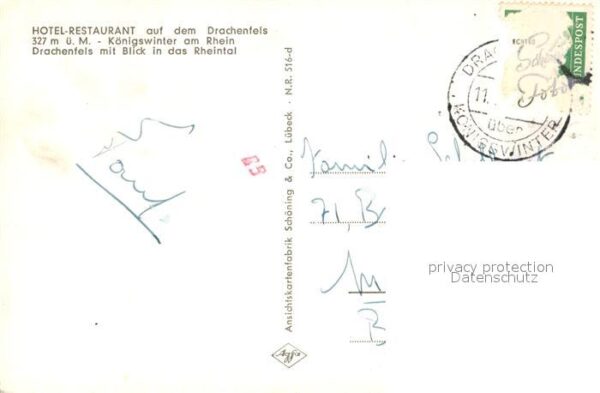 Drachenfels Hotel Restaurant auf dem Drachenfels mi – Bild 2