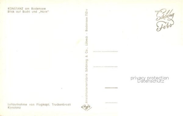 Konstanz Bodensee Fliegeraufnahme Bucht und Horn – Bild 2
