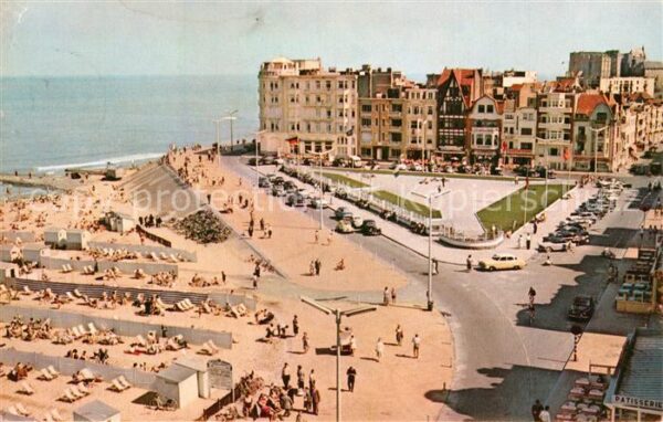 Knokke-Heist Seepromenade mit Strand