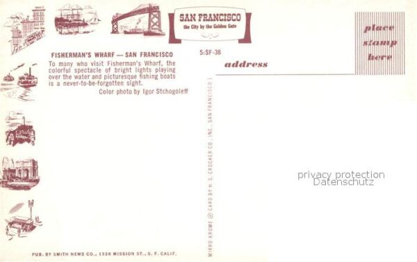 San Francisco California Fishermans Wharf – Bild 2