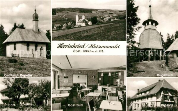 Herrischried Oedland Kapelle Gugelturm Pension Gastr