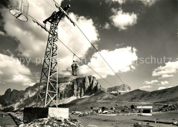 Passo Sella Telecabine Stehgondel