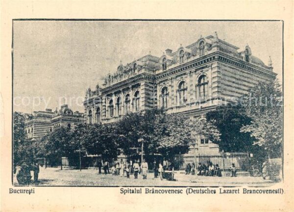 Bukarest Spitalul Branvovenesc Deutsches Lazaret