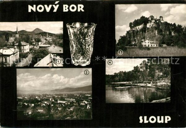 Novy Bor Sloup Fliegeraufnahme