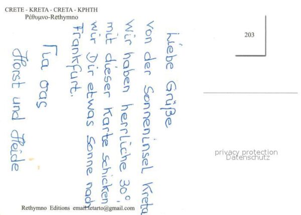 Kreta Crete Fliegeraufnahme Rethymno – Bild 2