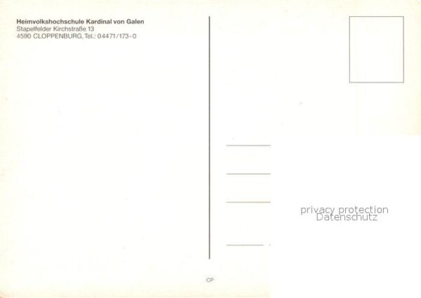 Cloppenburg Heimvolkshochschuel Kardinal von Galern – Bild 2