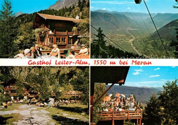 Merano Meran Gasthaus Leiter Alm Seilbahn