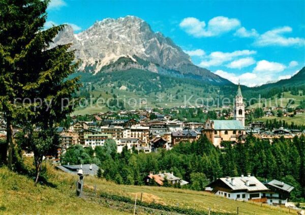 Cortina d Ampezzo Kirchenpartie