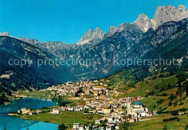 Auronzo di Cadore Fliegeraufnahme Drei Zinnen