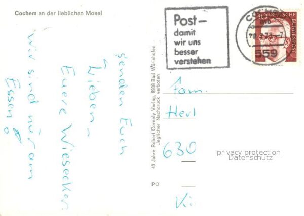 Cochem Mosel Moselpartien Anlegestelle – Bild 2