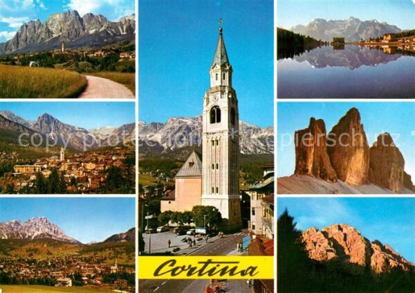 Cortina d Ampezzo Kirche Dolomiten