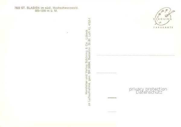 St Blasien Fliegeraufnahme Kloster – Bild 2