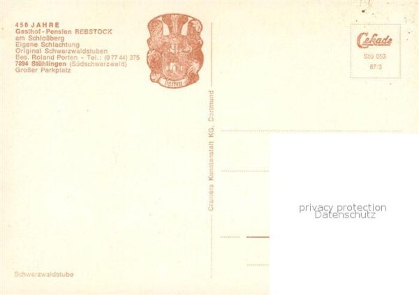 Stuehlingen Gasthaus Pension Rebstock – Bild 2
