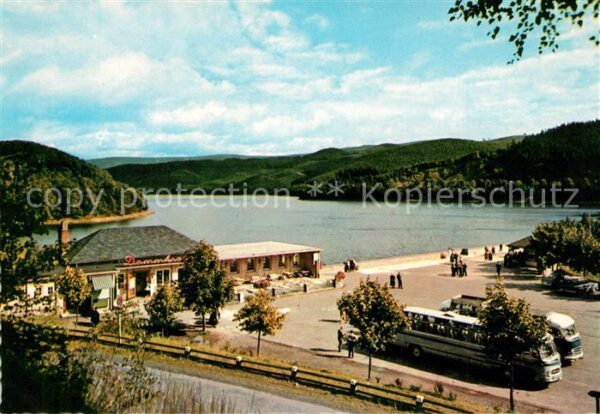 Harz Region Sösetalsperre Dammkrone