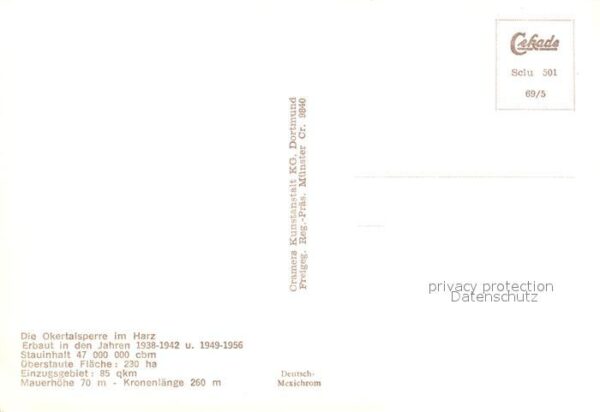 Okertalsperre Fliegeraufnahme – Bild 2