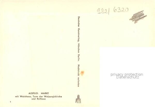 Alsfeld Marktplatz Weinhaus Walpurgiskirche Rat – Bild 2
