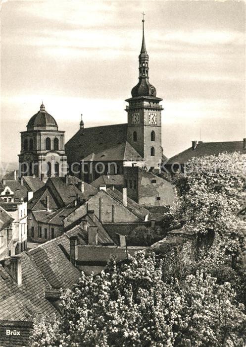 Bruex Most Sudetengau Mittelpunkt des Braunkohlenbergbau Kirc
