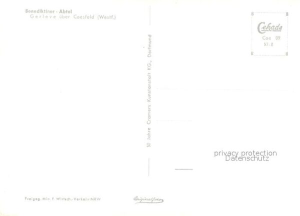 Gerleve Fliegeraufnahme Benediktiner Abtei – Bild 2
