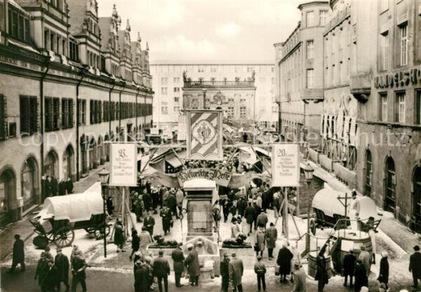 Leipzig Jubiläumsmesse 1965 auf dem Naschmarkt