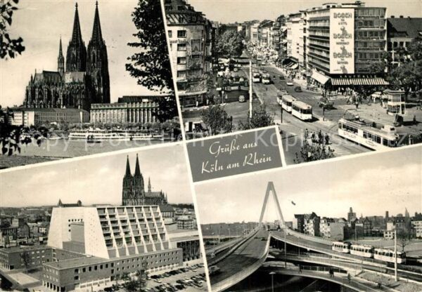 Koeln Rhein Dom Hohenzollernring Opernhaus Severins