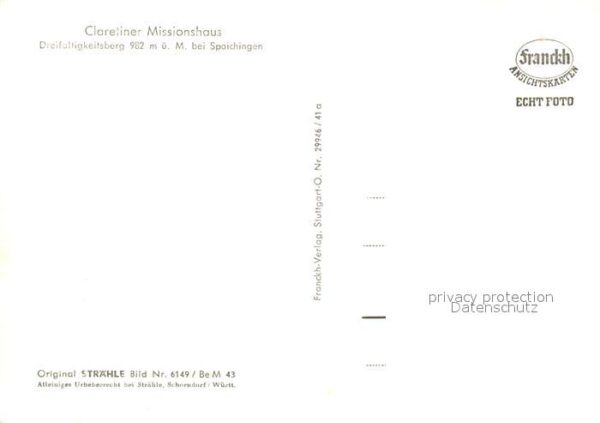 Spaichingen Fliegeraufnahme Claretiner Missionshaus – Bild 2