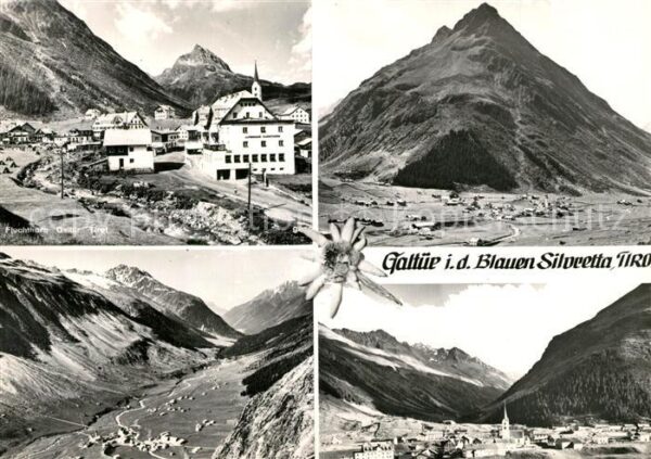 Galtuer Tirol Fliegeraufnahme Blaue Silvretta Fluchth