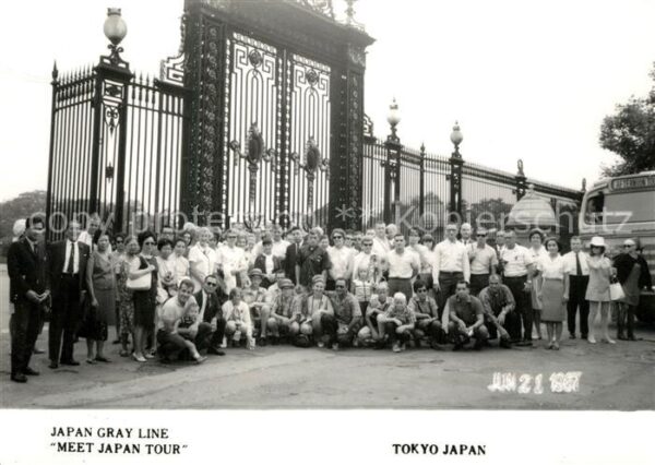 Tokyo Japan Gray Line Gruppenfoto