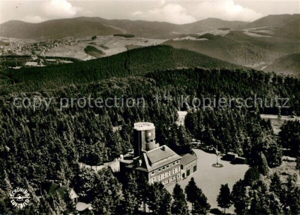 Astenturm Hochsauerland Fliegeraufnahme mit Winterberg
