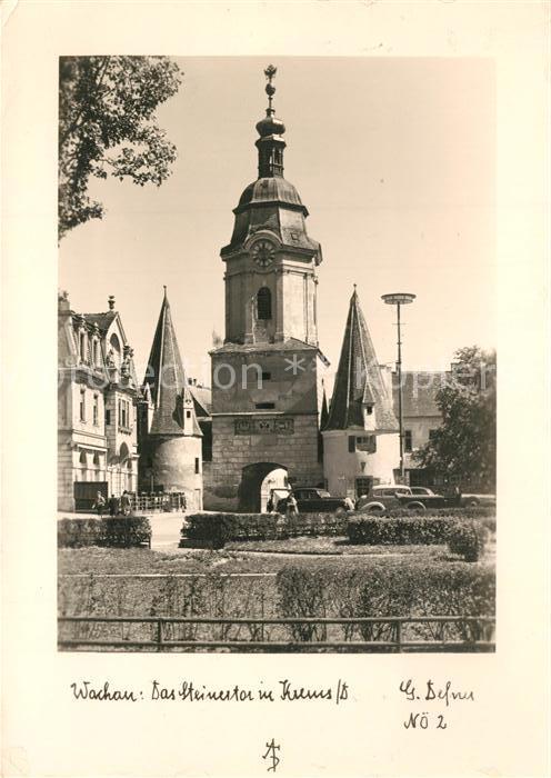 Wachau Oesterreich Steinertor im Krems