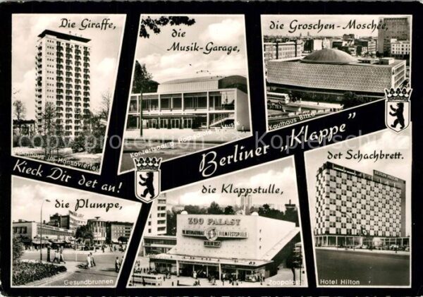 Berlin Hansaviertel Hotel-Hilton Zoopalast Ges