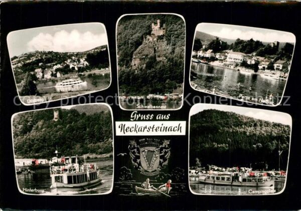 Neckarsteinach Dilsberg Neckar Schwalbennest Hinterbur